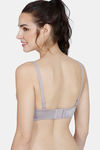 Zivame Marshmallow Padded Wired Low Demi Coverage Strapless - Grey — thumbnail 3